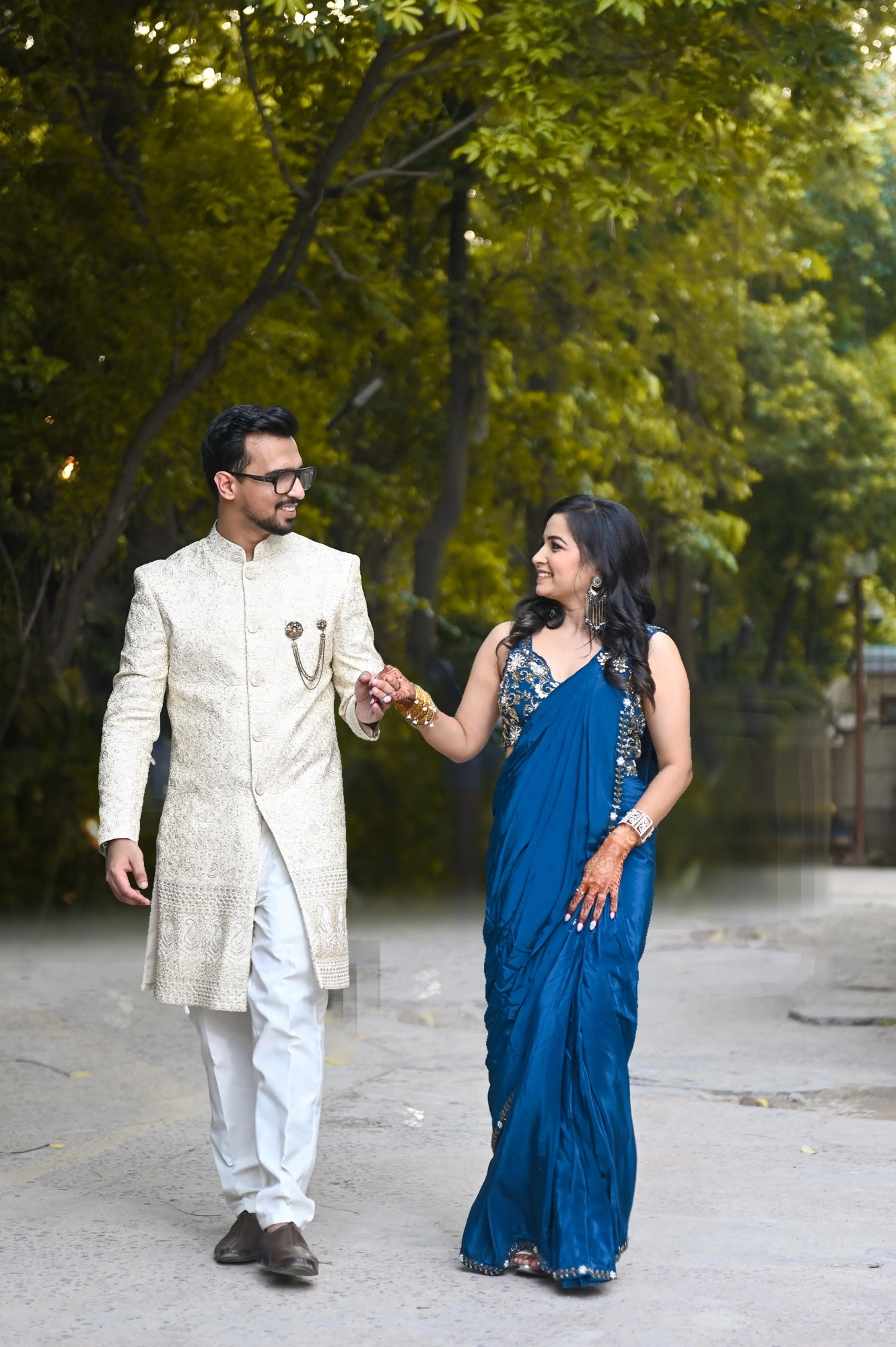 Harsheet and Apoorva celebrating together